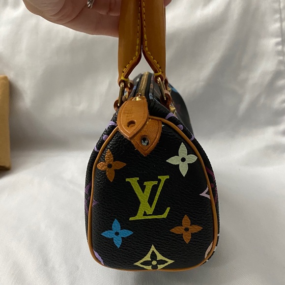 Louis vuitton mini Speedy takashi murakami black - Picture 8 of 11
